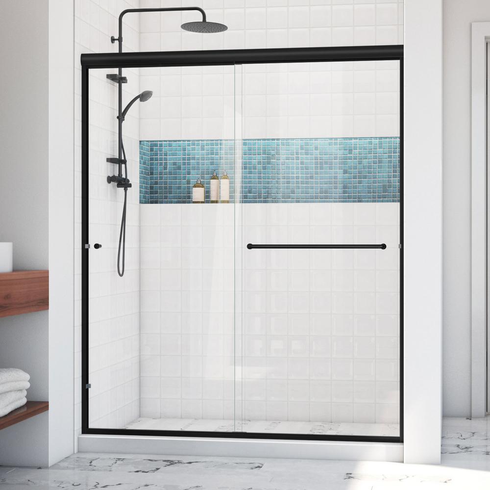 DreamLine Alliance Pro LT 56 in. 60 in. x 703/8 in. SemiFrameless Sliding Shower Door in
