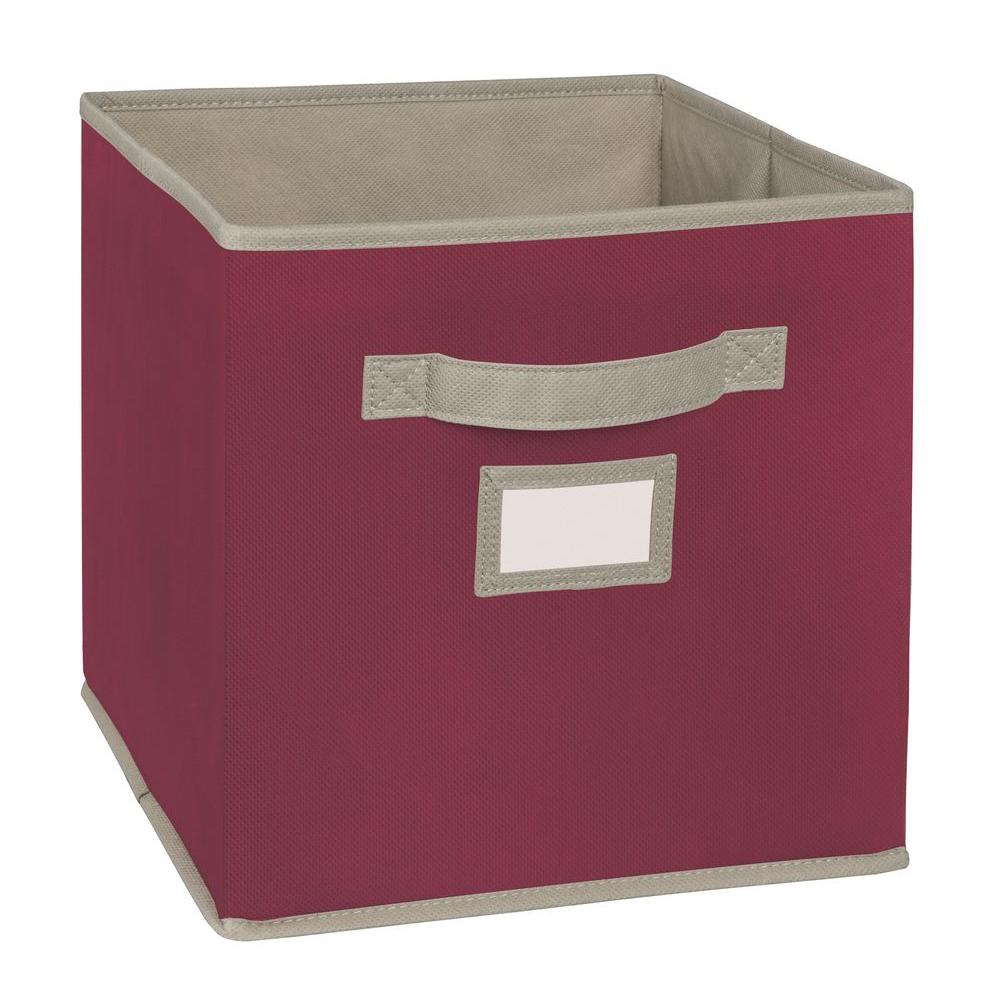Closetmaid 10 5 In W X 11 In H X 10 5 In D Purple Fabric Drawer