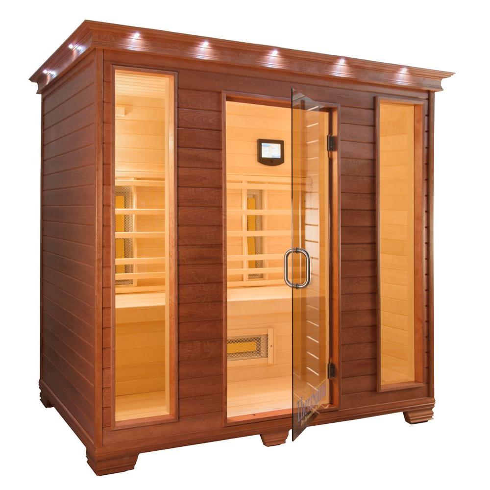 TheraSauna 4Person Infrared Health Sauna with MPS Touchview Control
