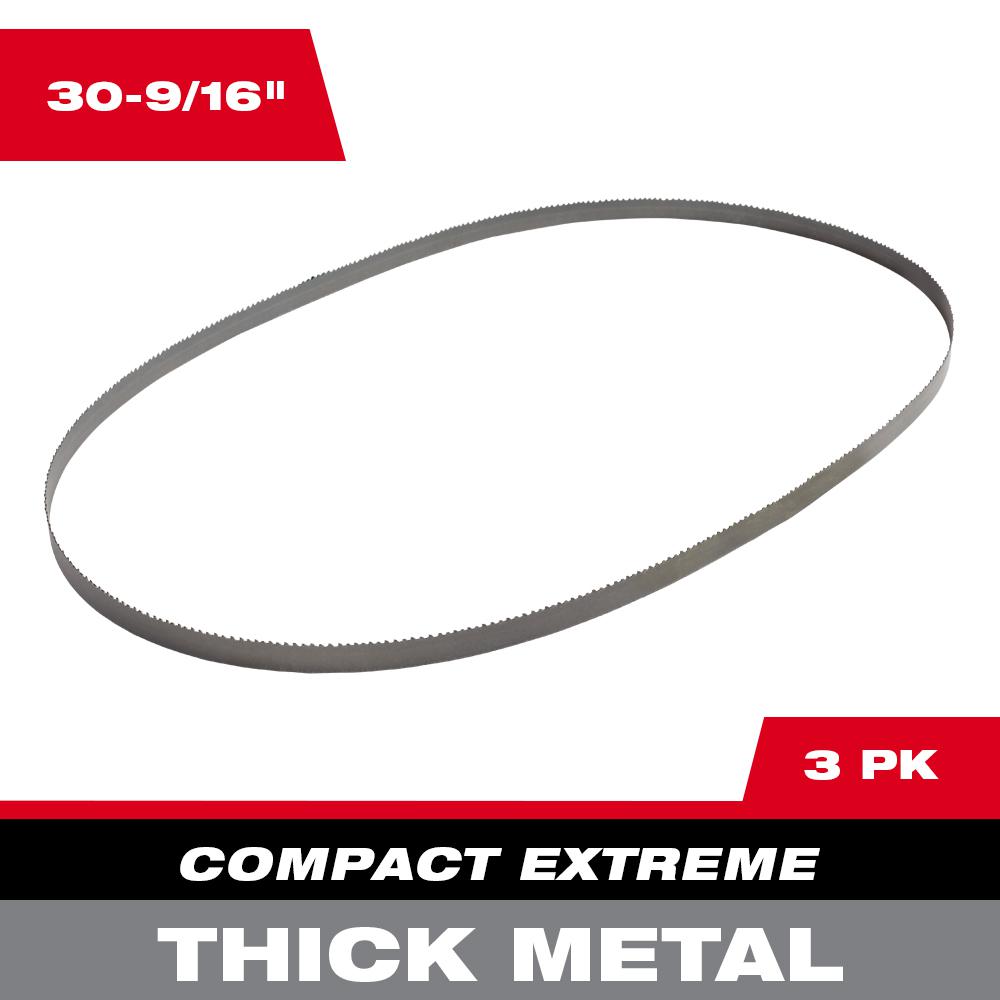 Milwaukee 30-9/16 in. 8/10 TPI Compact Extreme Thick Metal Band Saw