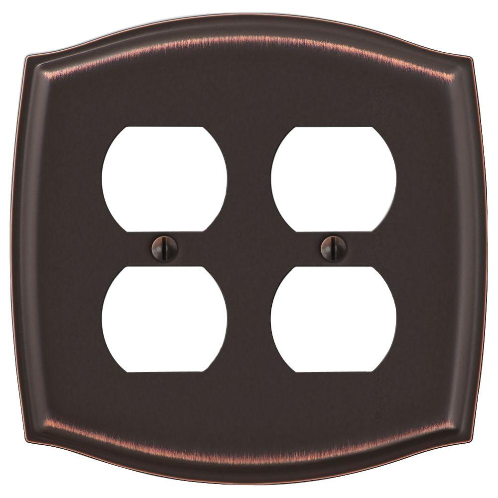 Sonoma 2Gang Duplex Wall Plate, Aged Bronze159DDDB The Home Depot
