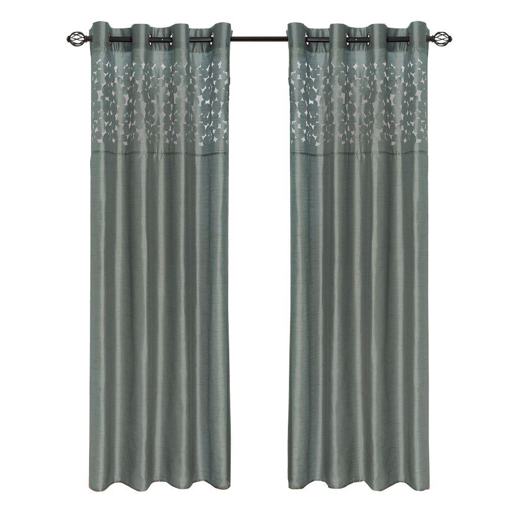 UPC 886511246744 product image for Lavish Home Curtains & Drapes Grey Karla Laser-Cut Grommet Curtain Panel, 84 in. | upcitemdb.com