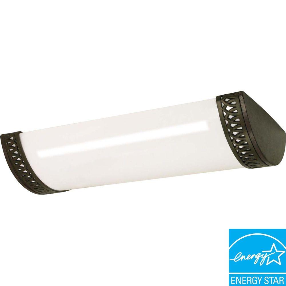 Lithonia Lighting Cambridge 1 2 Ft X 4 Light Wood 3 Light Rustic Bronze Ceiling Fixture