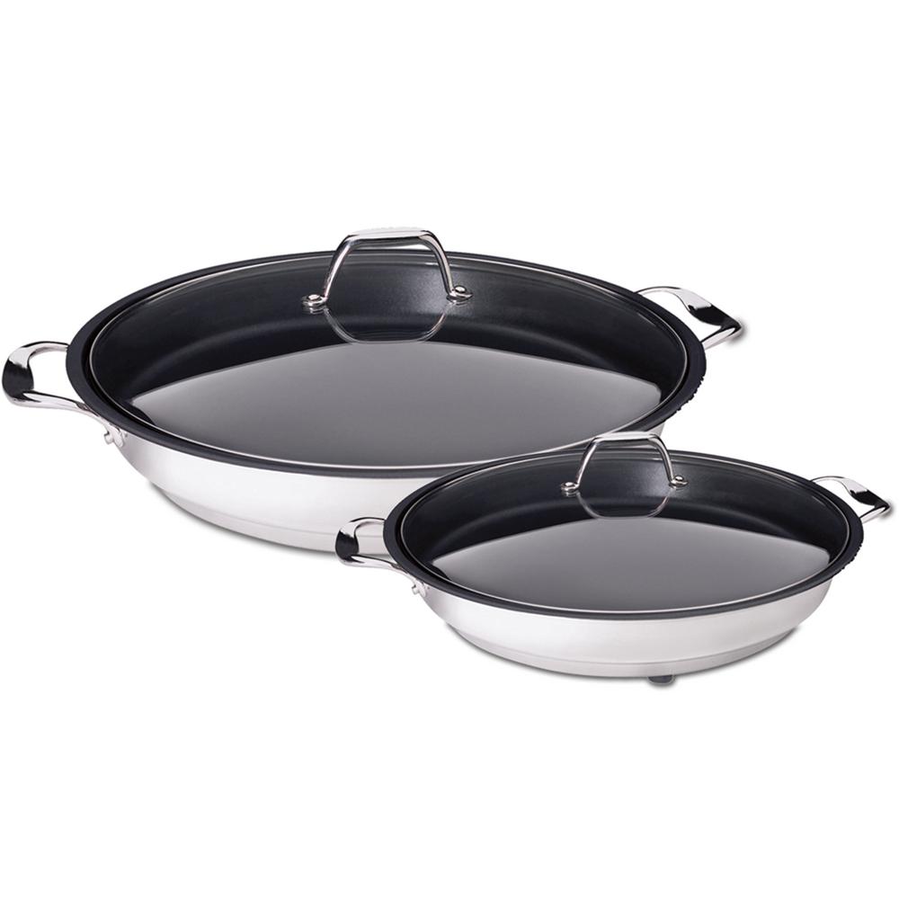 stainless steel electric frying pan