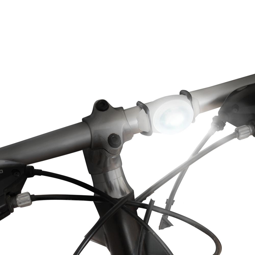 smart white led bike light