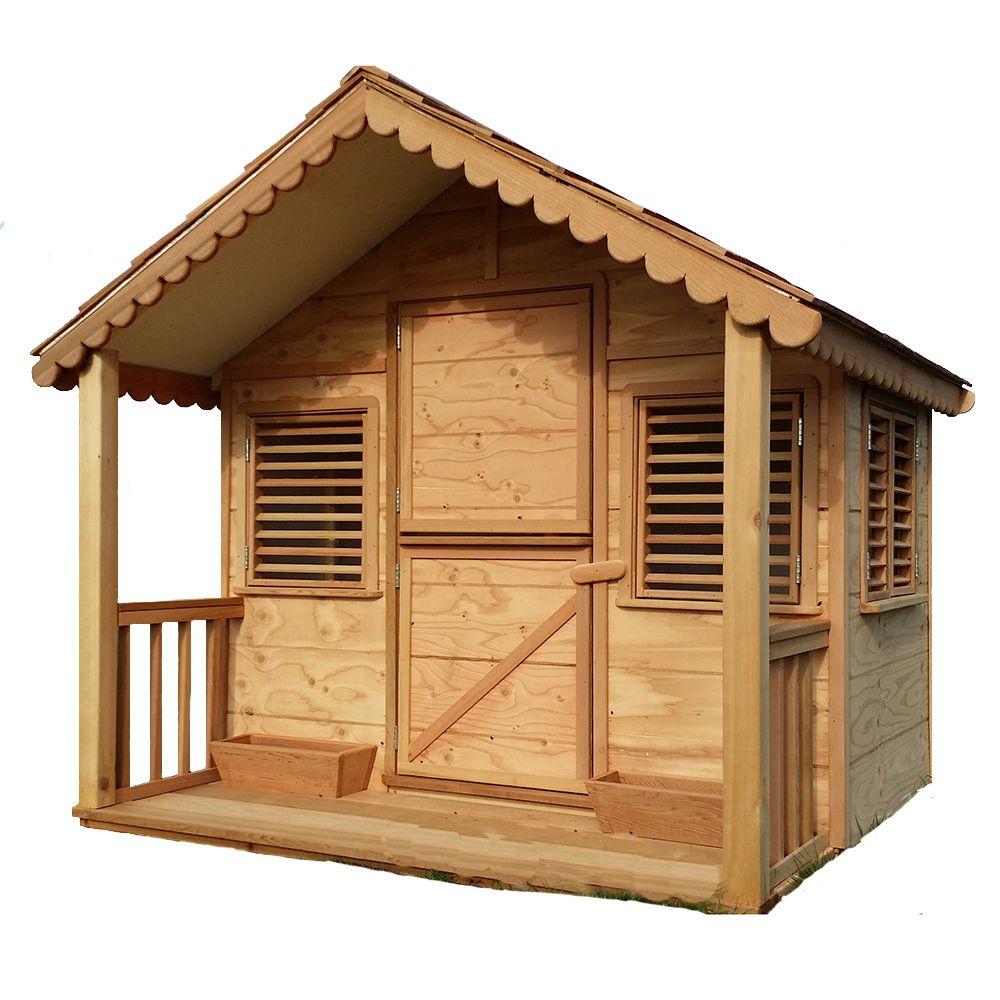 wooden playhouse kits