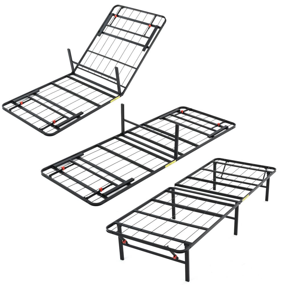 Hercules Full Size 14 In H Heavy Duty Metal Platform Bed