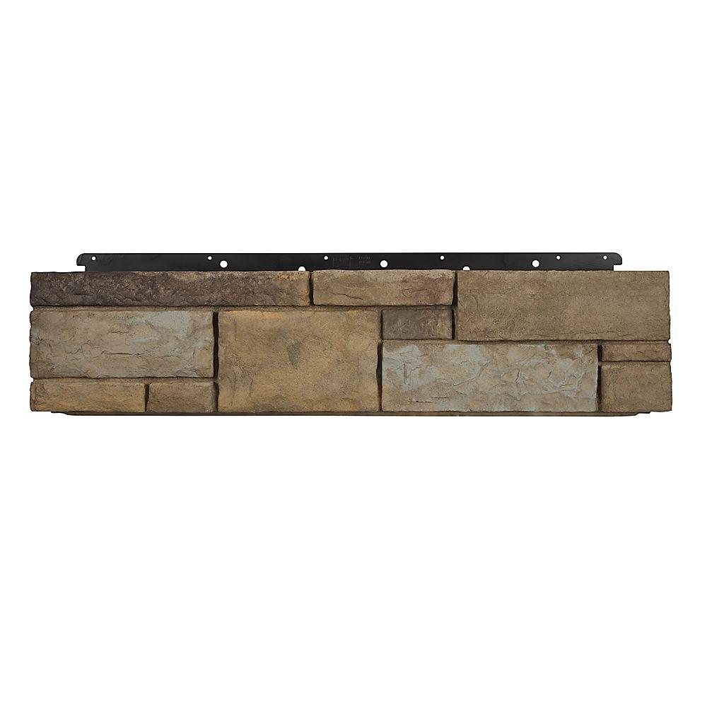 Boral 8 in. x 36 in. Versetta Stone TightCut Corner Plum Creek Siding