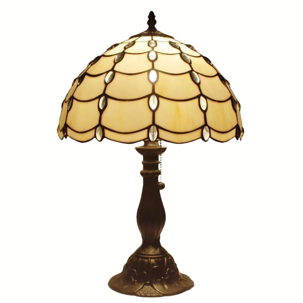 Amora Lighting 19 in. Tiffany Style Cascade Table LampAM052TL12 The