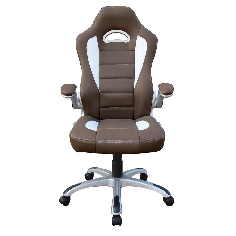 Camel High Back Executive Sport Race Office Chair with FlipUp Arms RTA