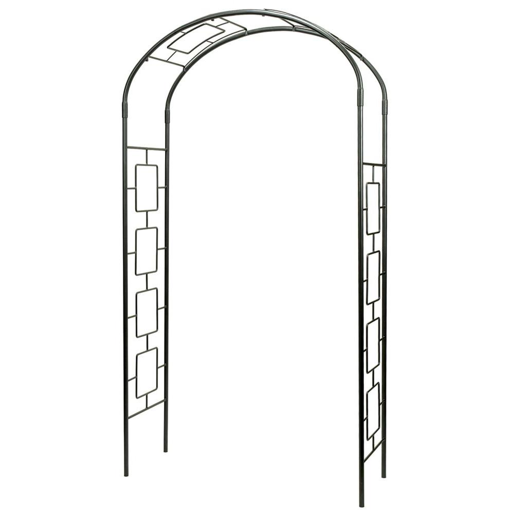 Rainbow Garden Products Savannah Arch and Gate-R356 - The Home Depot
