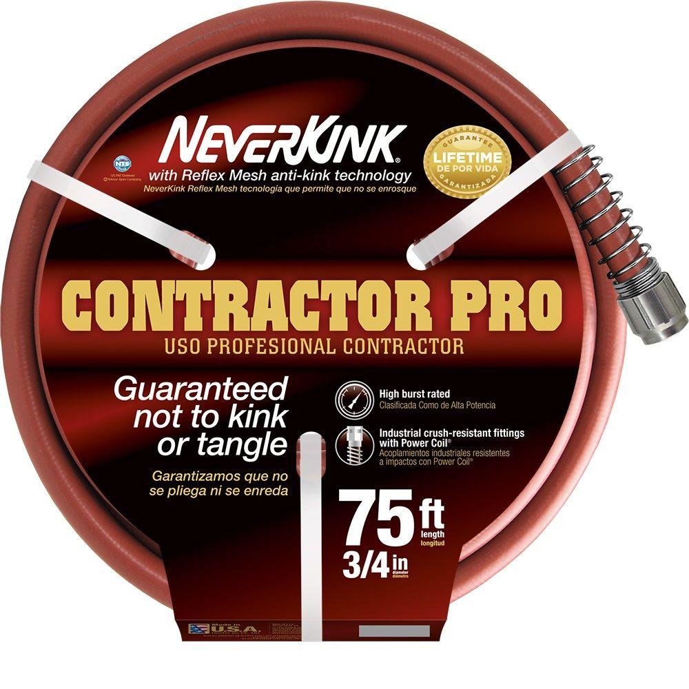 Neverkink PRO 3/4 inch Dia x 75 ft. Commercial Duty Water Hose by Neverkink