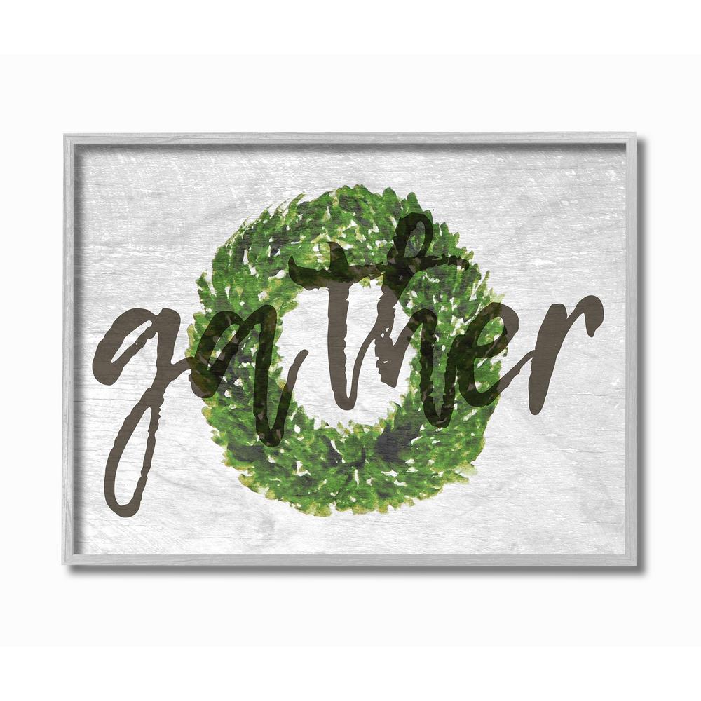 The Stupell Home Decor Collection 16 In X 20 In Gather Boxwood