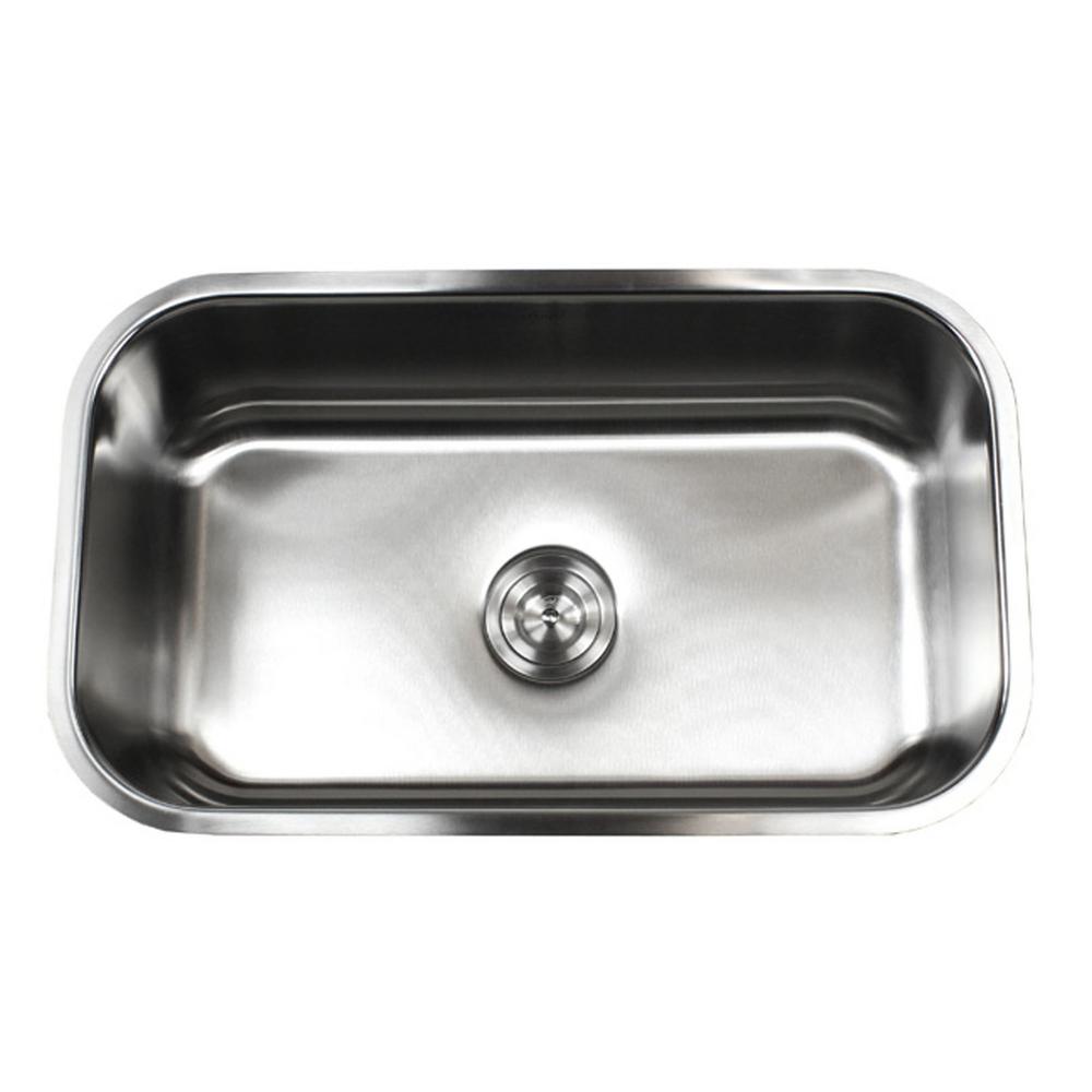Emoderndecor Undermount 16 Gauge Stainless Steel 30 In X 18 1 8 16 Gauge Stainless Steel