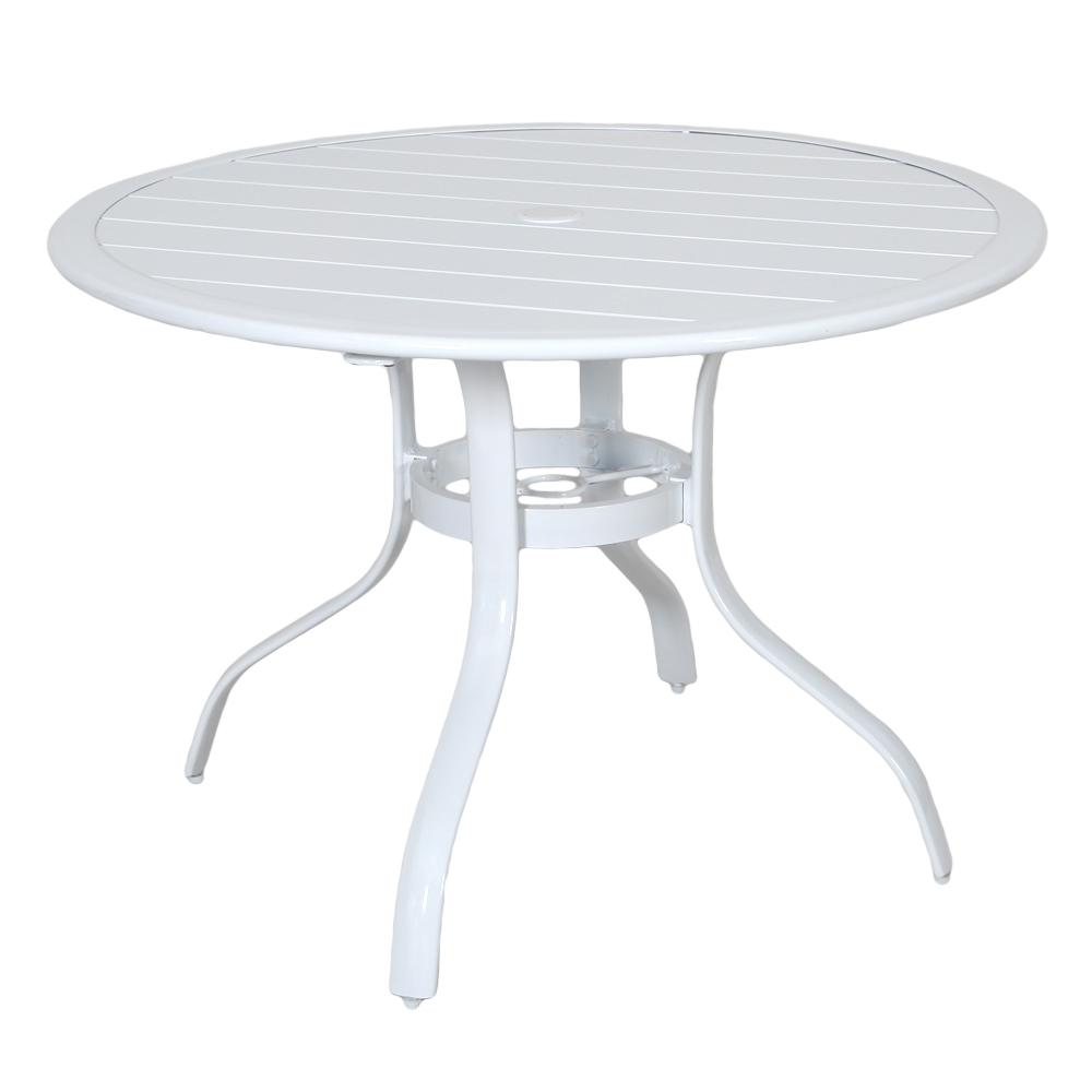 Aluminum White Aluminum Patio Dining Tables Patio Tables