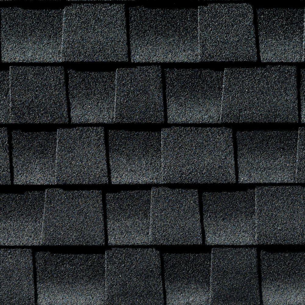 Gaf Timberline Hdz Charcoal Algae Resistant Laminated High Definition Shingles 33 33 Sq Ft Per Bundle 21 Pieces 0489180 The Home Depot