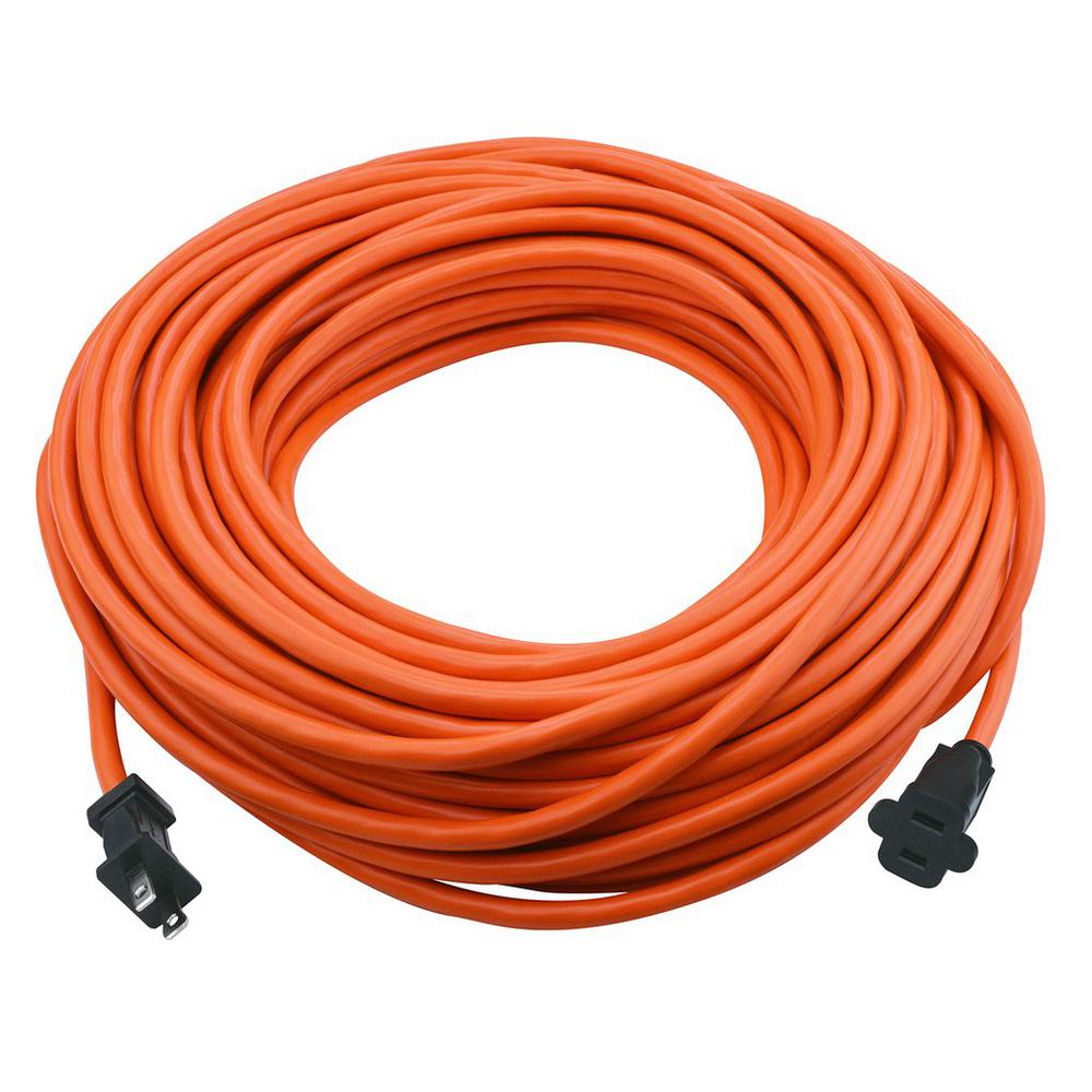 Prime Wire & Cable, Inc. 100 ft. 16/2 SJTW Orange Polarized Outdoor ...