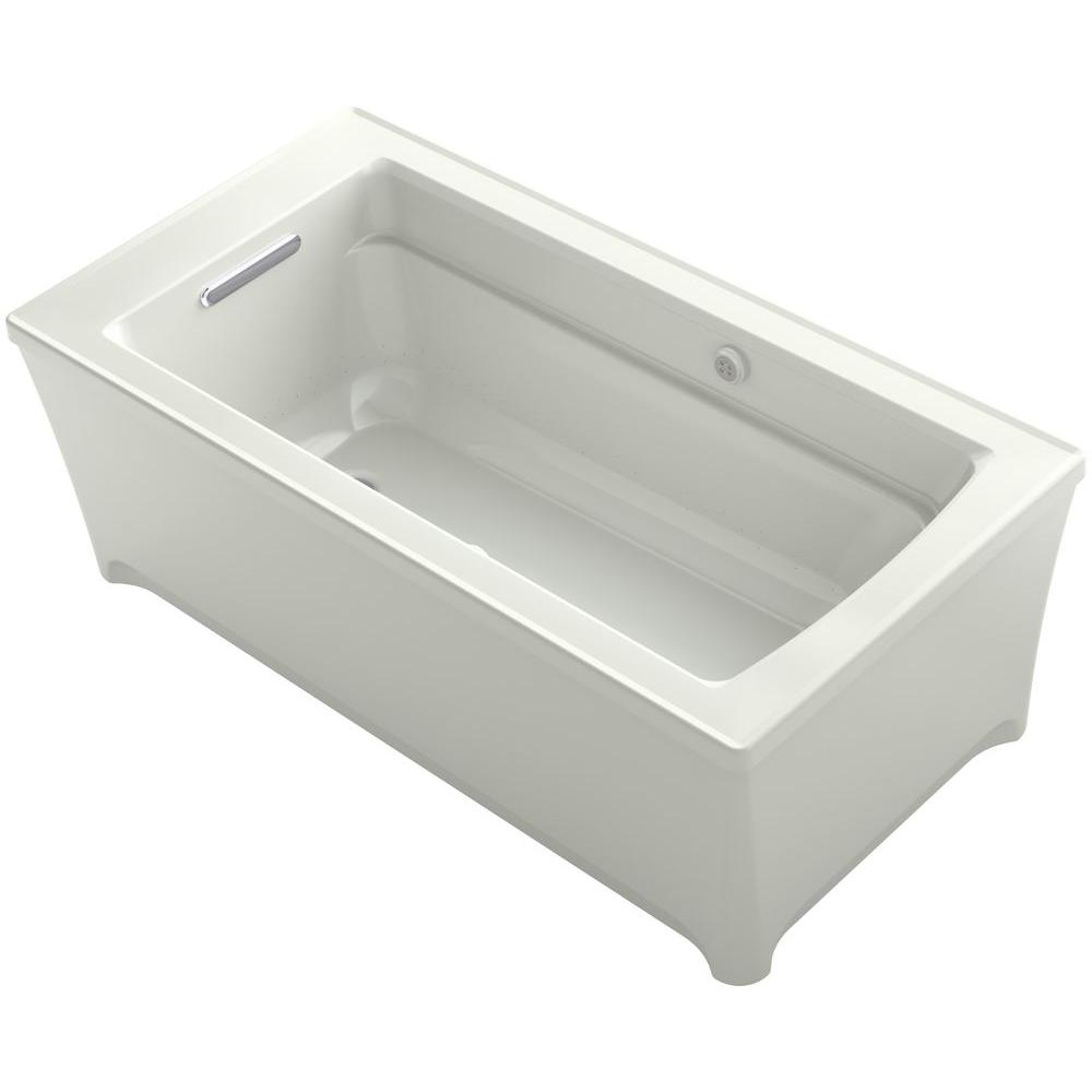 KOHLER Archer 5 ft. Freestanding Air Bath Tub in DuneK2593GWNY