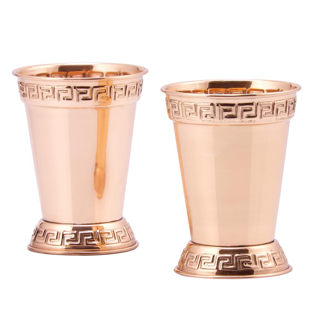 12 oz. Mint Julep Cup in Solid Copper (Set of 2)