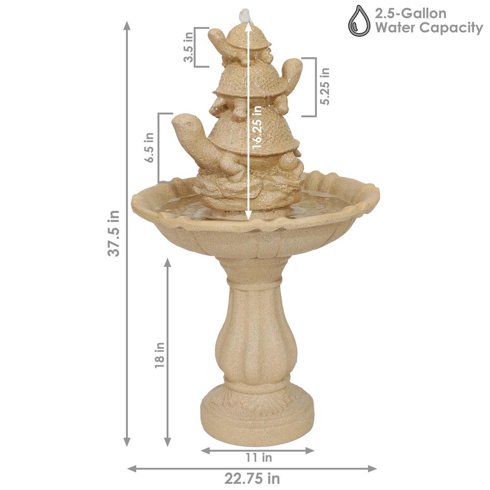 Sunnydaze Decor 37 In Turtle Trio Outdoor Water Fountain Lzh 178 The Home Depot - Outdoor Garden Fountains Home Depot Sunnydaze Decor 37 In Turtle Trio Outdoor Water Fountain Lzh 178 The Home Depot - Outdoor Garden Fountains Home Depot