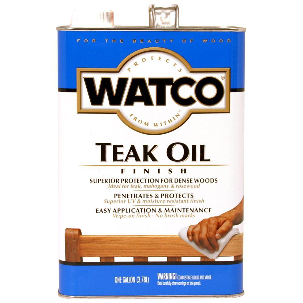 Watco 1 gal. Clear Matte 350 VOC Teak Oil (Case of 2)67132 The Home