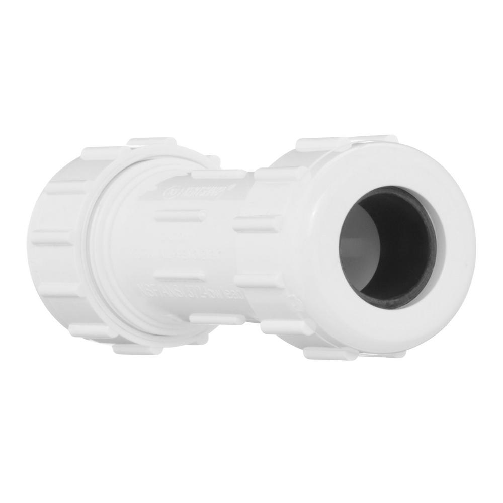 Homewerks Worldwide 3 4 In Pvc Compression Coupling 511 43 34 34h