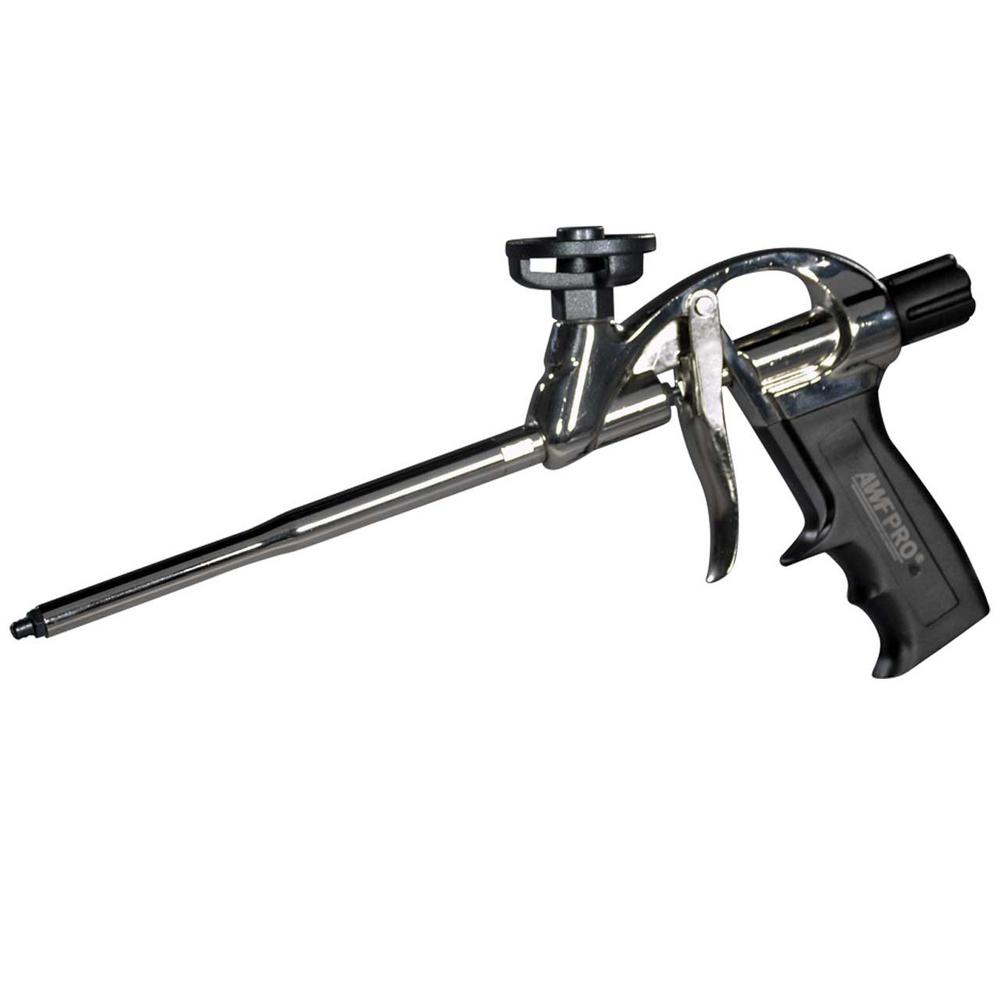 Professional Spray Foam Gun Fits Pro Foam Cans PTFE Coated for Easy Cleaning
