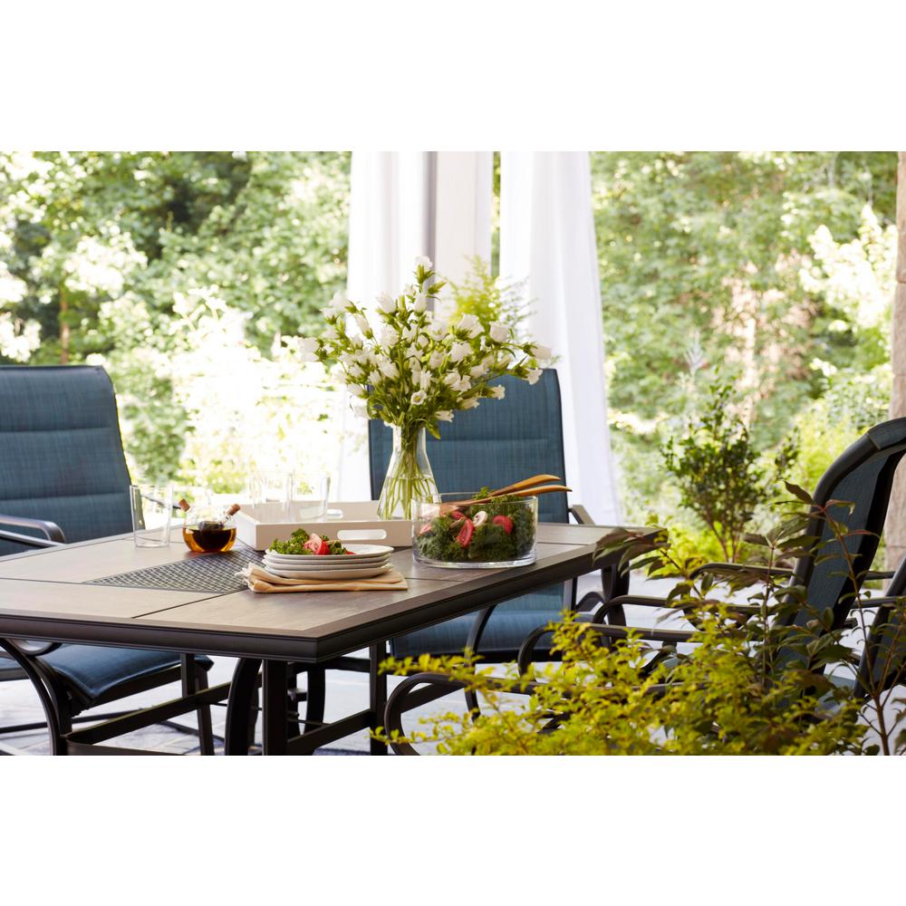 Hampton Bay Crestridge Rectangular Outdoor Dining Table Tcs64pk