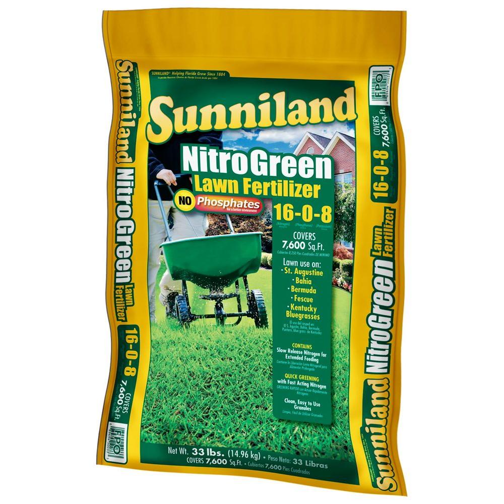 Sunniland 33 lb. Lawn Fertilizer-125158 - The Home Depot