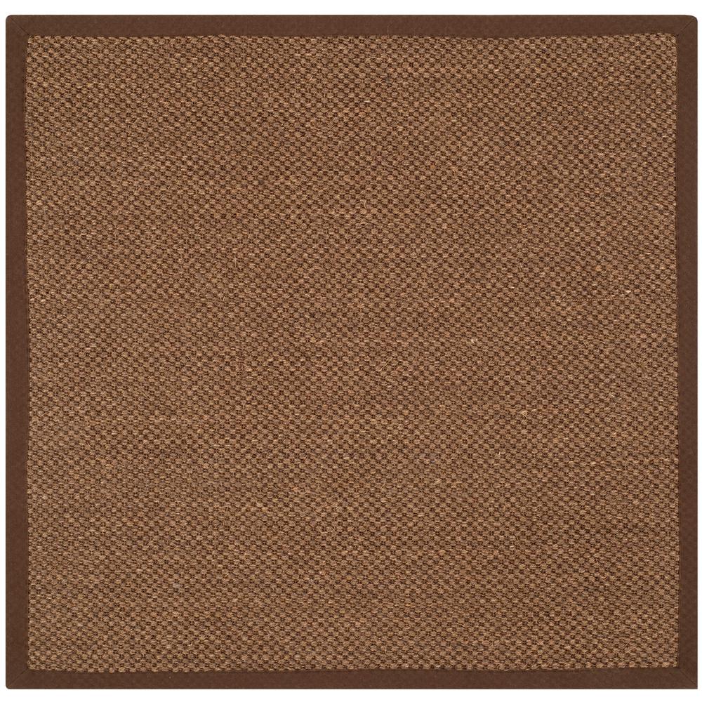 6 X 6 Sisal Brown Area Rugs Rugs The Home Depot