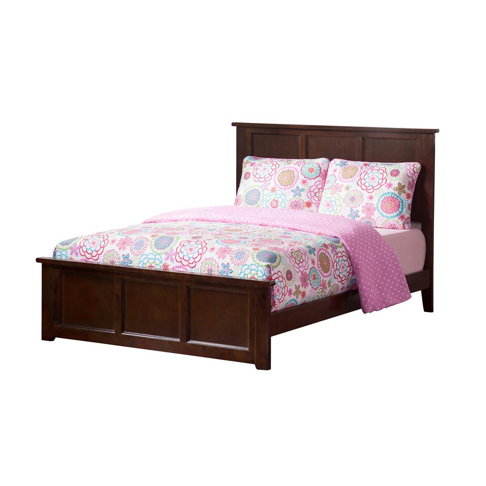 Atlantic Furniture Madison Walnut Full Traditional Bed With Matching Atlantic Furniture Madison Walnut Full Traditional Bed With Matching Foot Board