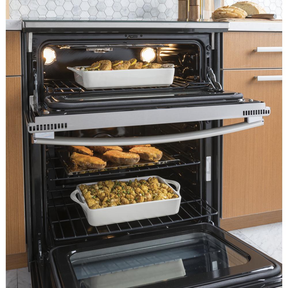 Ge Profile 6 Cu Ft Smart Slide In Double Oven Electric Range Double Oven Electric Range