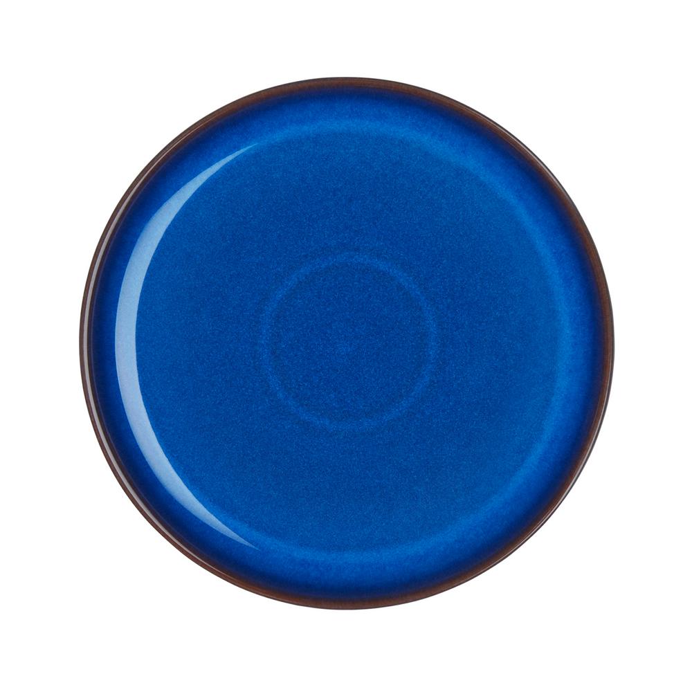 Denby Imperial Blue Coupe Dinner PlateIMP003B The Home Depot
