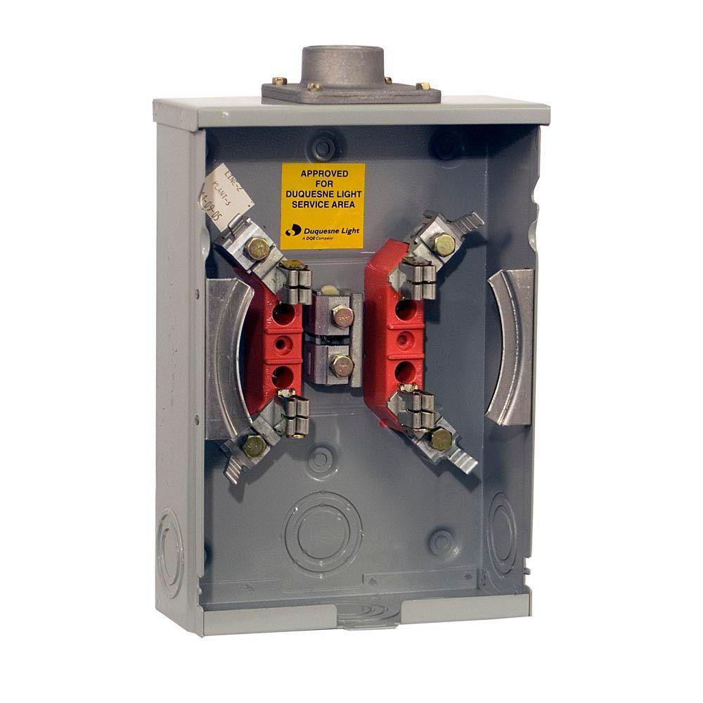 Milbank 125 Amp 4 Terminal Ringless Overhead/Underground Horn Bypass