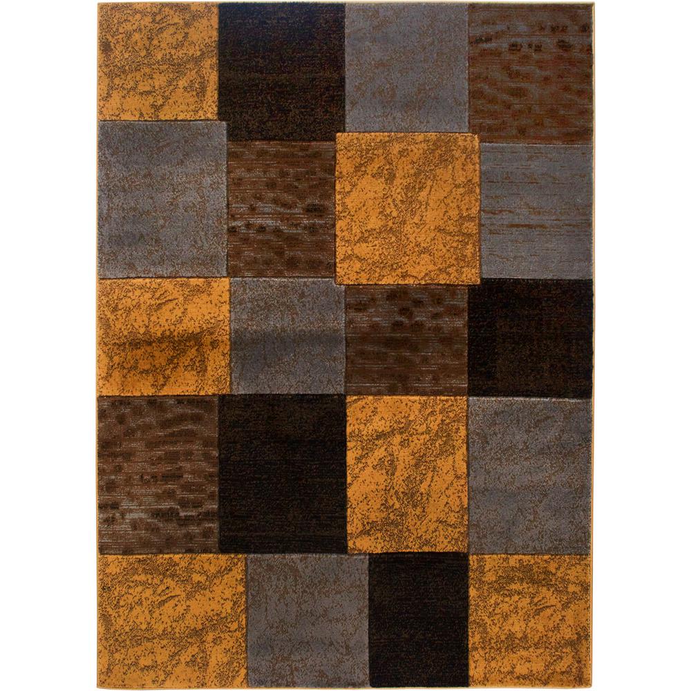 Home Dynamix Catalina Black Brown 8 Ft X 10 Indoor Area Rug 1 Indoor Area Rug