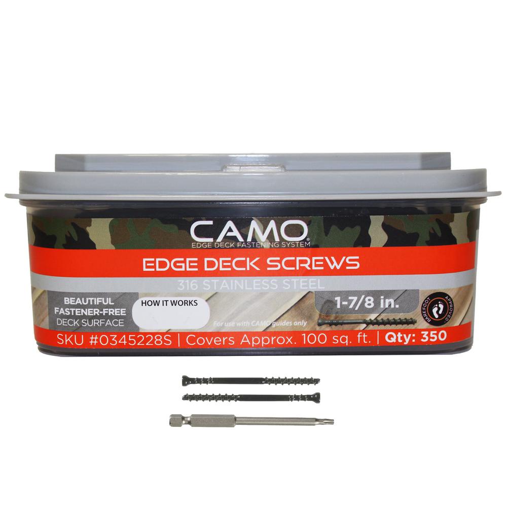 CAMO 17/8 in. 316 Stainless Steel Trimhead Deck Screw (350Count