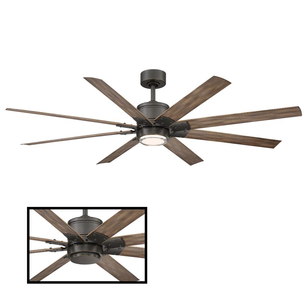 modern outdoor ceiling fan with light