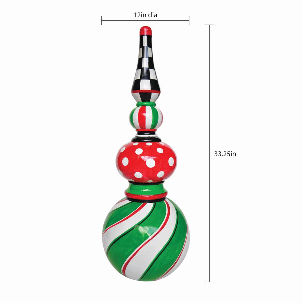 Mpg 2 8 Ft Green Swirl Christmas Topiary