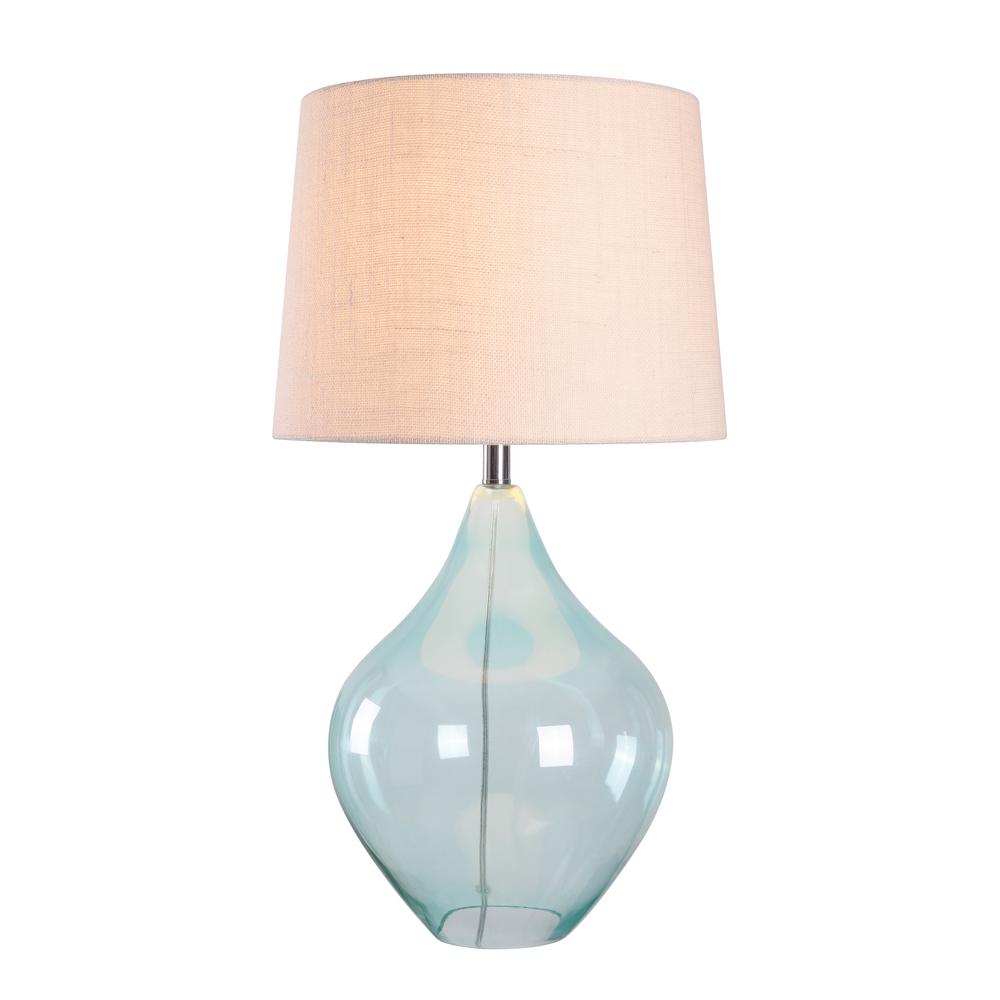 aqua blue table lamps