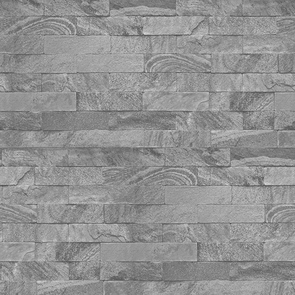 Textured Grey Wallpaper Home Decor The Depot Gray