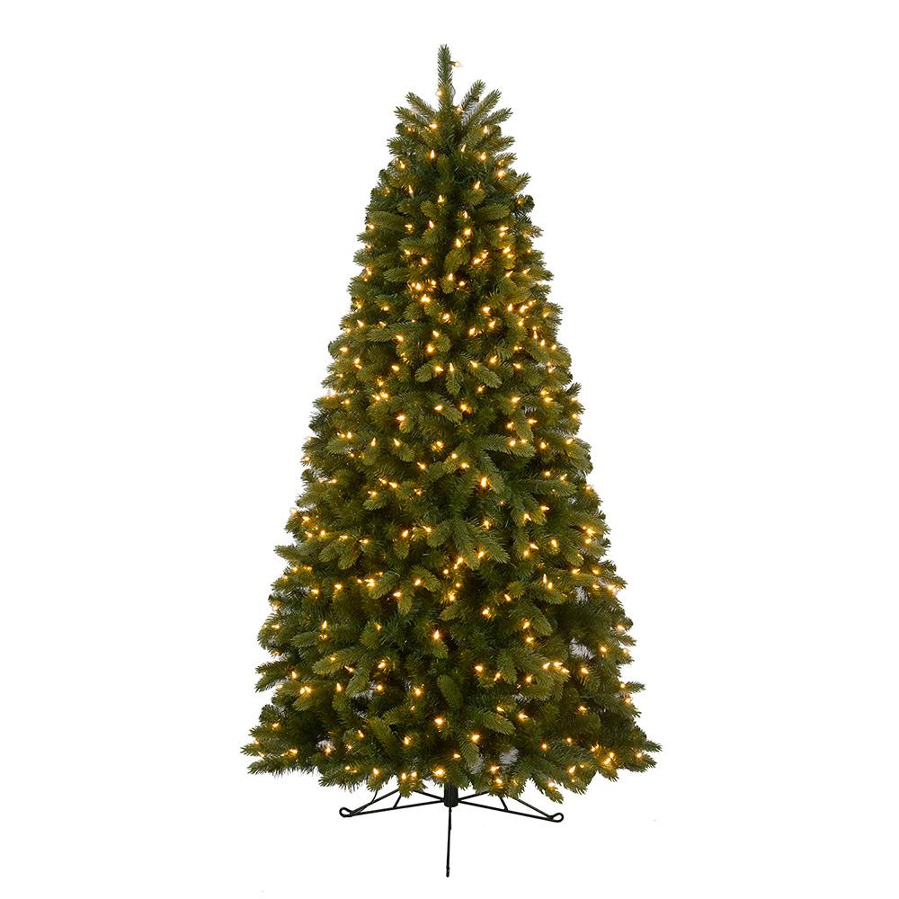 Home Accents Holiday 7 Ft Pre Lit Led Hayden Fir Half Artificial Pre Lit Led Hayden Fir Half Artificial Christmas Tree