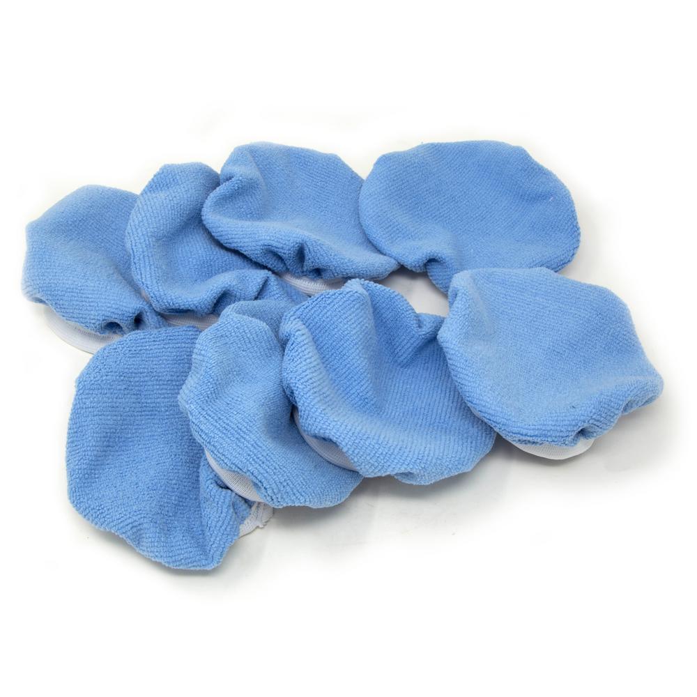 Soft Microfiber Polishing Bonnet Buffing Pad Cover KingBra 8Pcs Car Polisher Pad Bonnet Car Waxing Bonnet Waxer Pads for Car Polisher 5 to 6 Inches