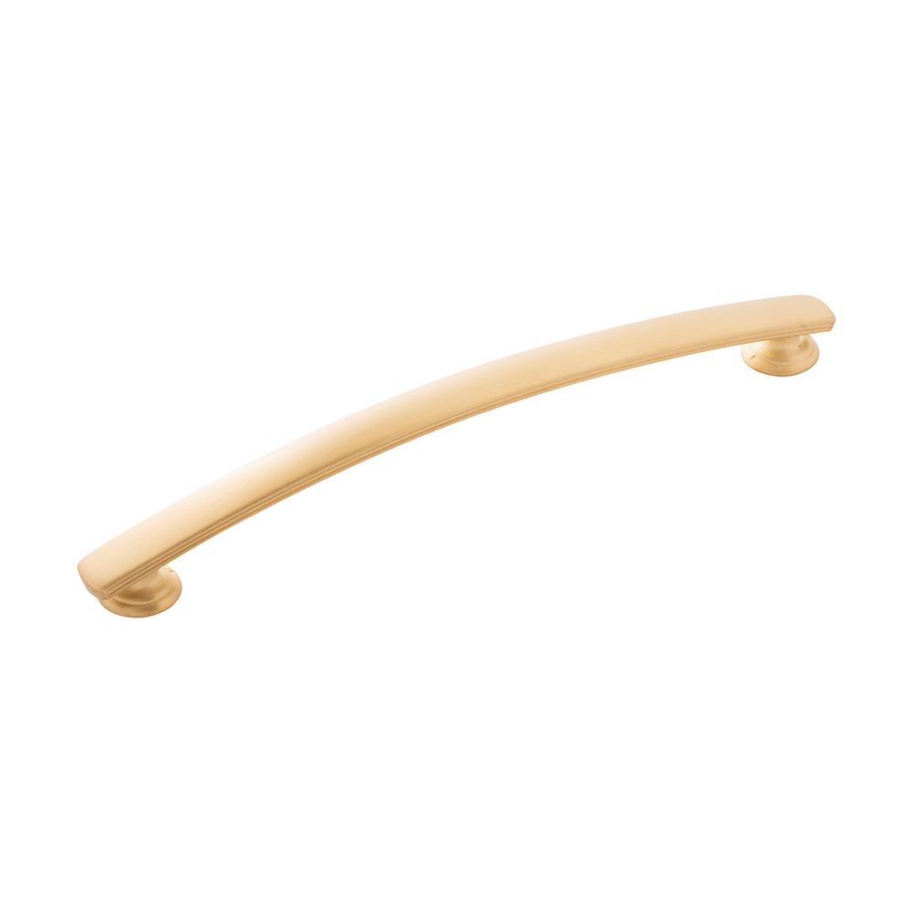 Hickory Hardware American Diner Collection 192mm 7 1 2 In C C Brushed Golden Brass Cabinet Drawer Door Pull