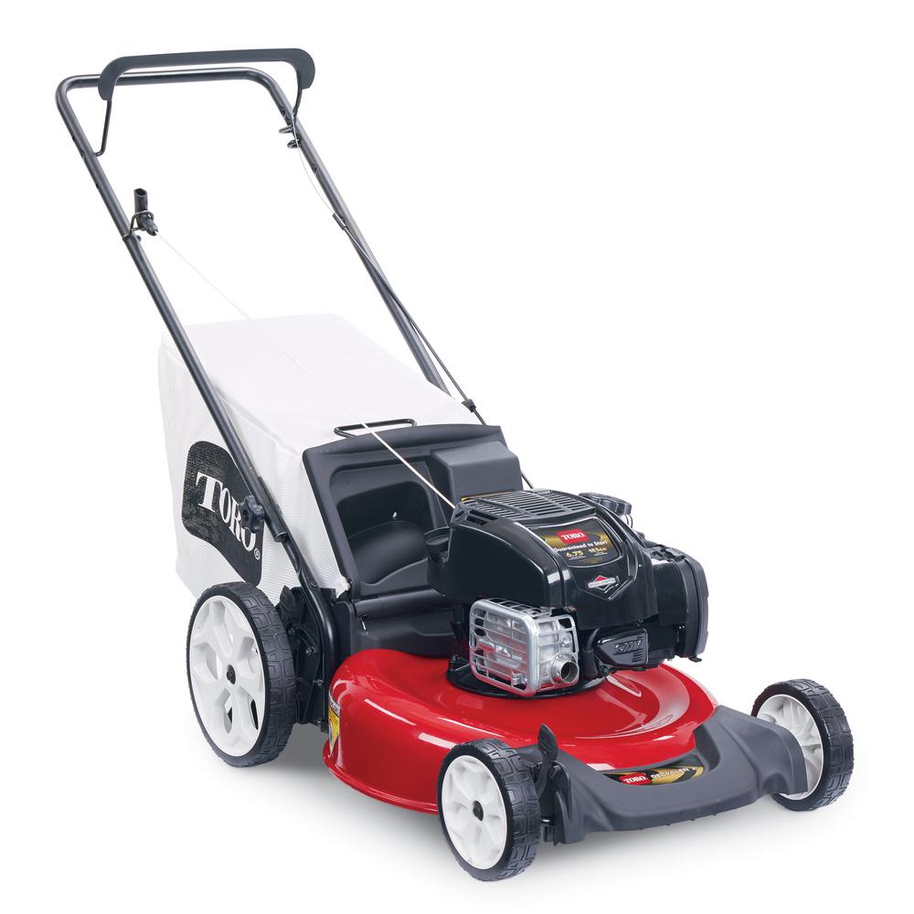 Toro Recycler 21 inch Briggs and Stratton High Wheel Gas Walk Behind Push Mower by Toro