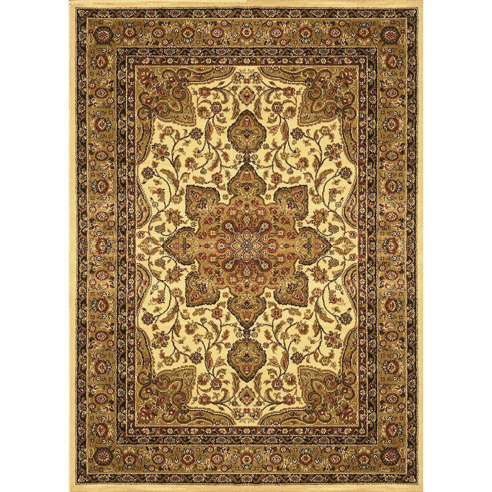 Home Dynamix Royalty Ivory 5 Ft X 7 Indoor Area Rug 2 8083 100 Home Dynamix Royalty Ivory 5 Ft X 7 Indoor Area Rug