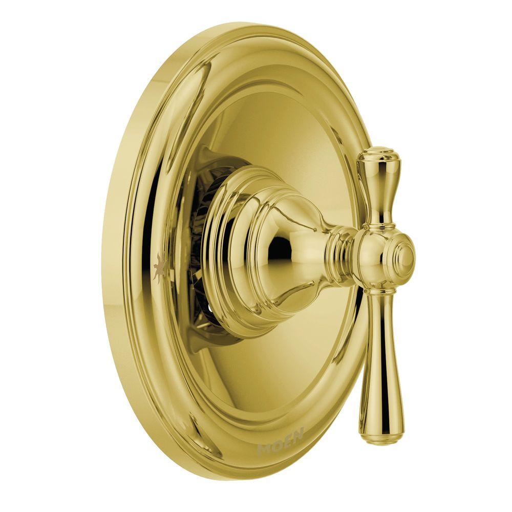 MOEN Kingsley 1-Handle Moentrol Valve Trim Kit in Polished Brass (Valve ...