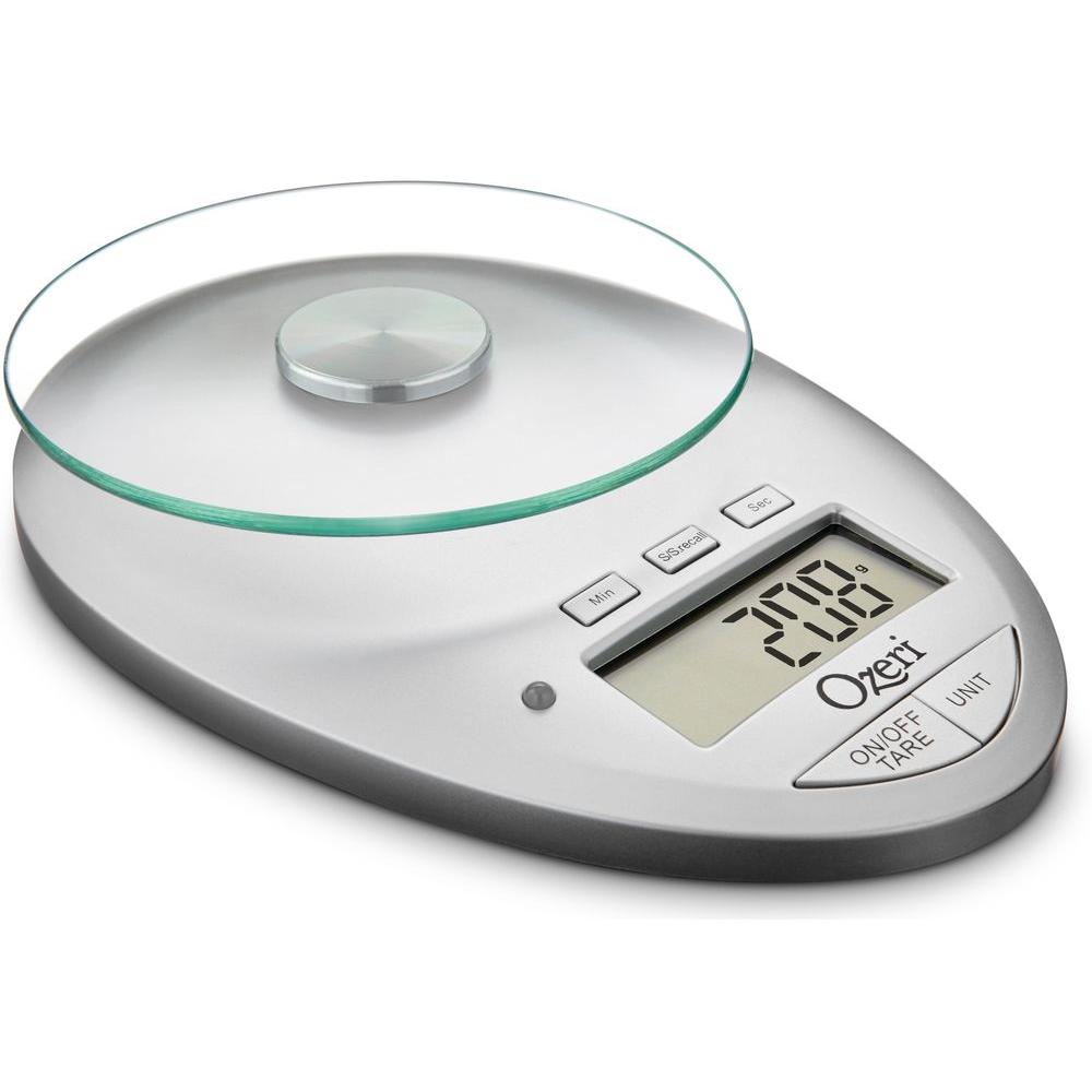 Ozeri Pro II Digital Kitchen Scale with Removable Glass