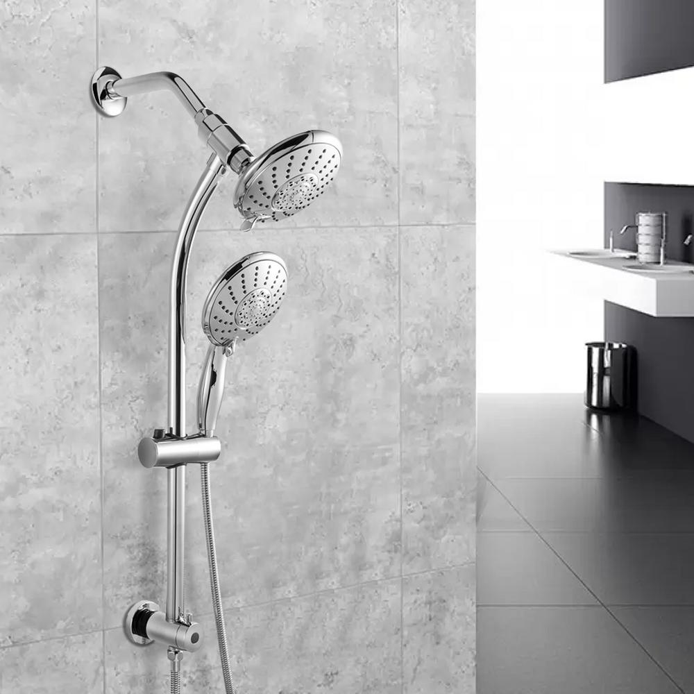 High Pressure Dual Shower Heads Shower Heads The Home Depot
