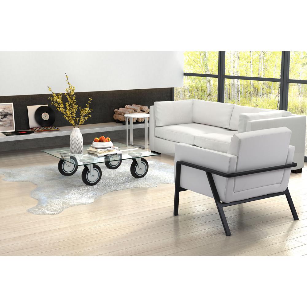 Zuo Belle Clear Coffee Table 100755 The Home Depot Zuo Belle Clear Coffee Table