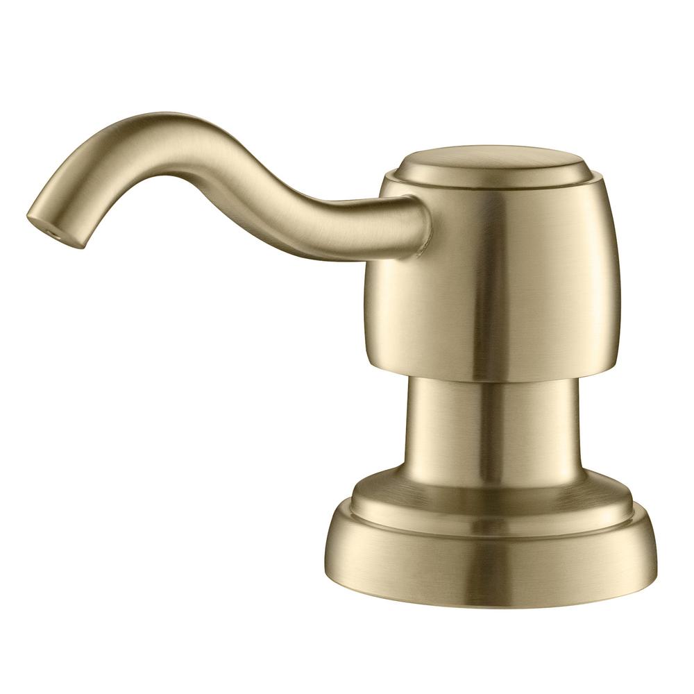 KRAUS Mylo Kitchen Soap Dispenser in Brushed GoldKSD52BG The Home Depot
